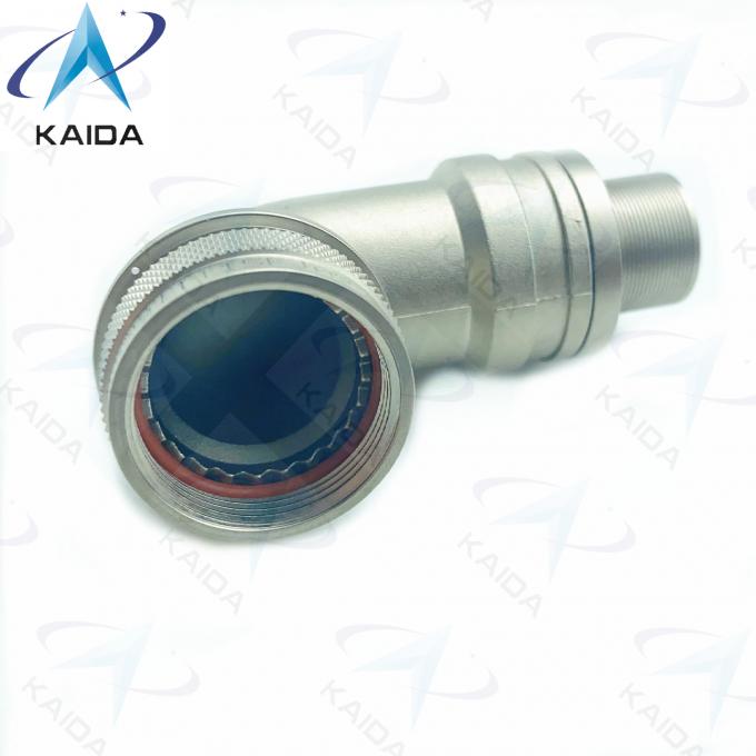 90° Spin Coupling Electroless Nickel EMI/RFI Connector Backshell ...