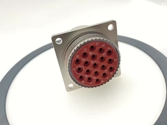 19 Female Pins MIL-DTL-26482 Connector Electroless Nickel Finsh Mil Dtl 26482 Series Ii