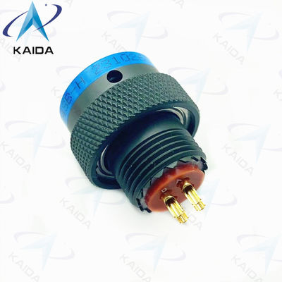 quality  7.5A Mil Dtl 38999 Series Ii 4 Female Pins Olive Green Cadmium D38999 Series 2 factory