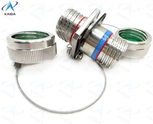 quality  Secure Free Hanging Optical Fiber Connectors with Solder Termination and Mountin J599A8 20KC04C1N-S Hermetic Receptacle factory