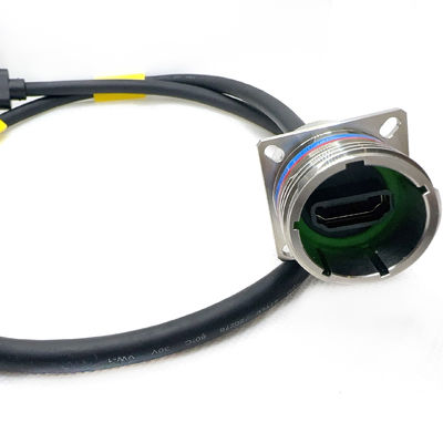 quality  YW3 20E06S-K Stainless Steel Passivated HDMI Connector for Professional Applications.D38999 Series with HDMI.High Definition Multimedia Interface factory