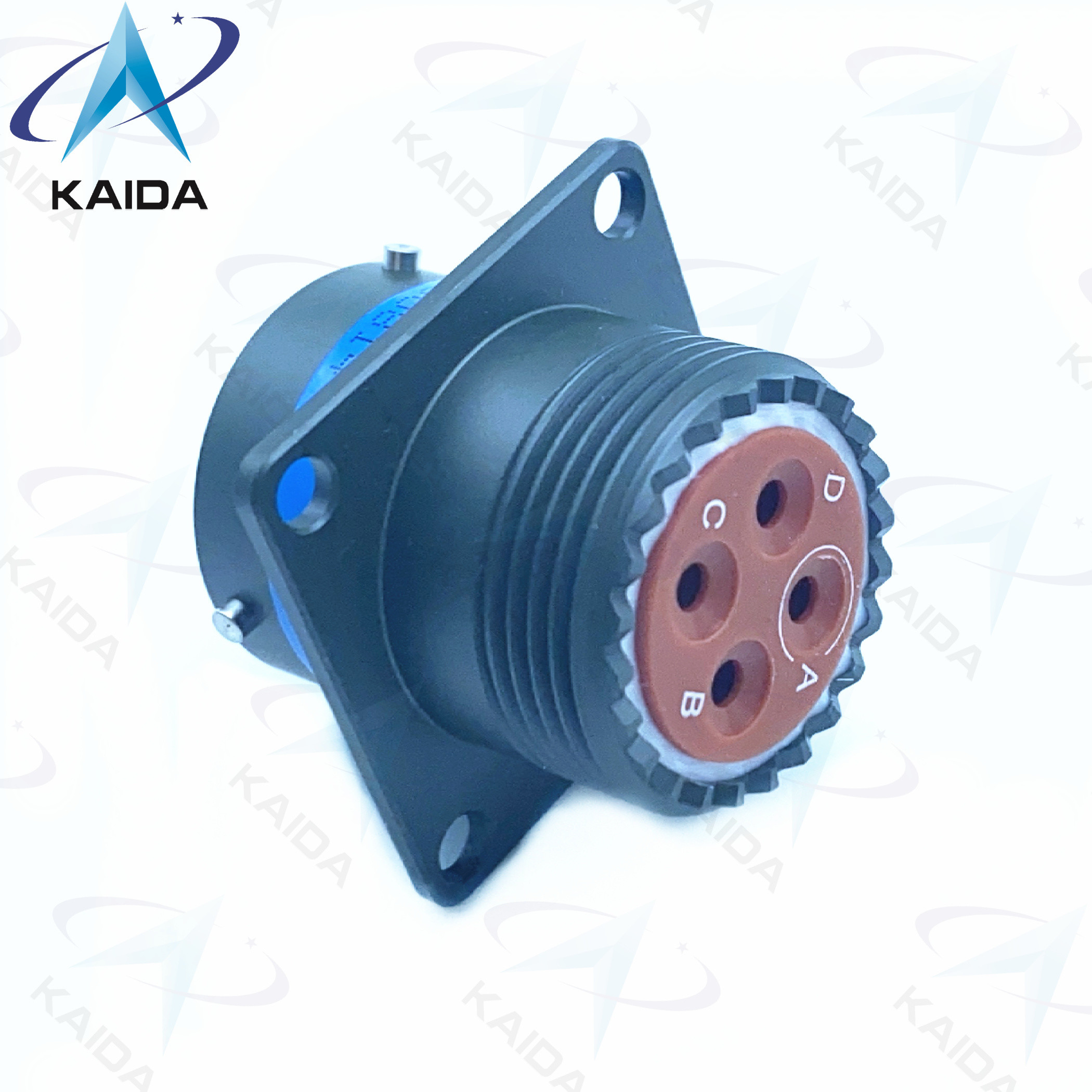 Circular MILDTL26482 Connector Olive Drab Cadmium Plating Mil Dtl