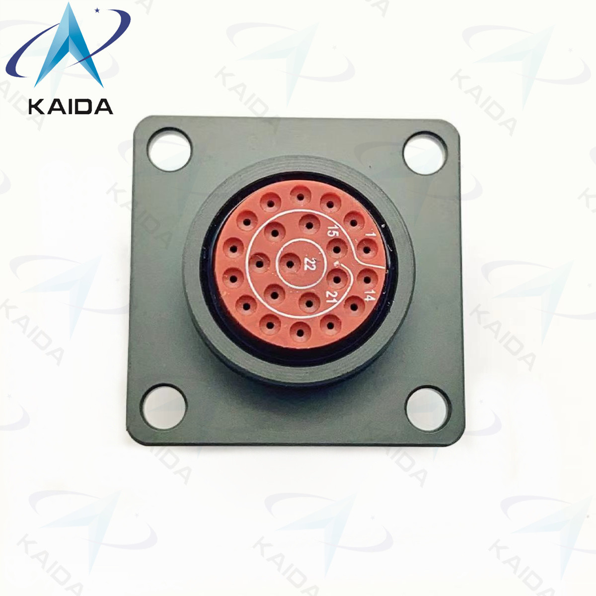 22 Male Pins D38999 Series 2 Connector Crimp Box Mounting Receptacle ...