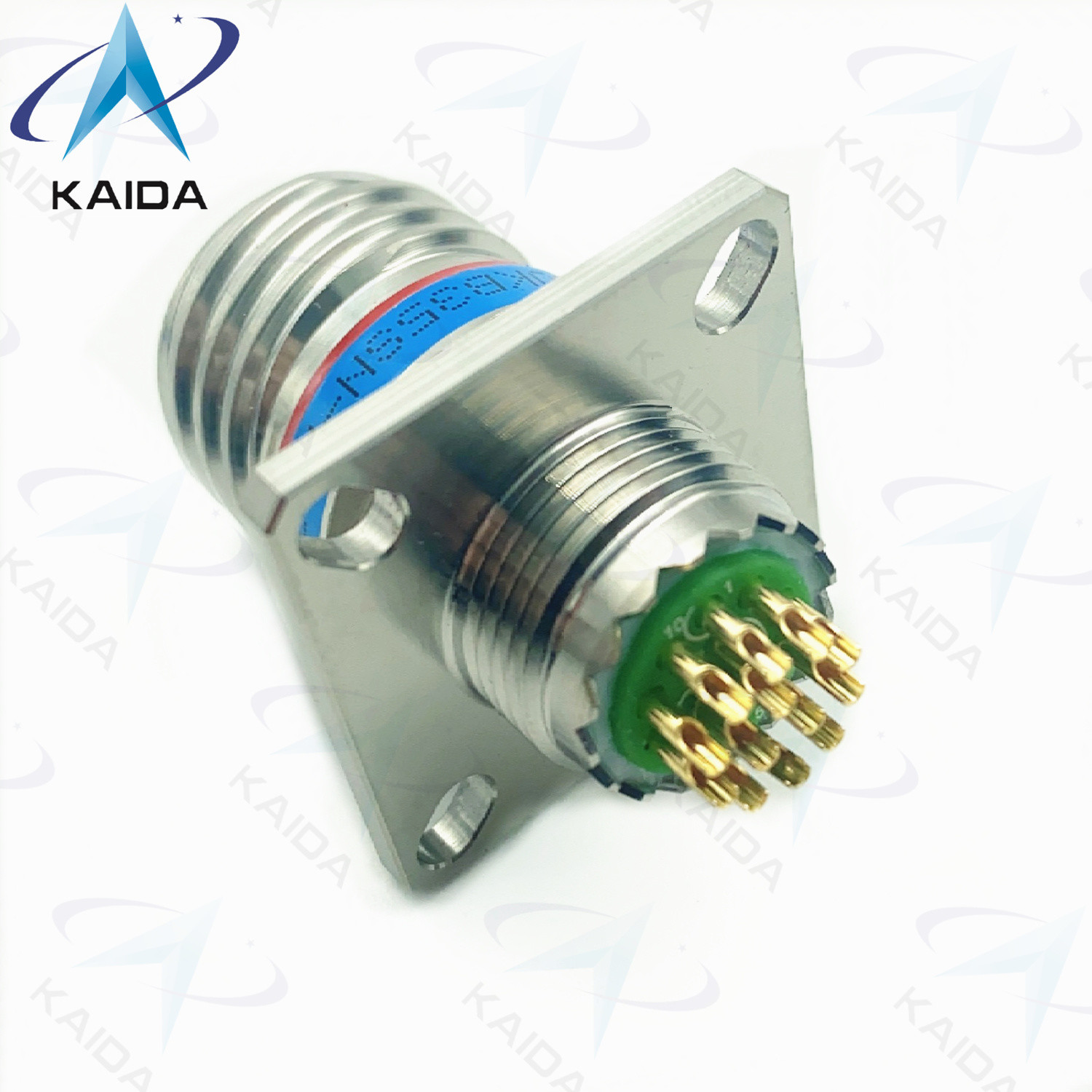 Receptacle Type MIL-DTL-38999 Connector Stainless Steel Passivated Mil ...