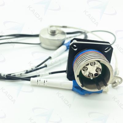 20KC04N Optical Fiber Connectors Five Key ARINC801 Connector Anti Misinsertion