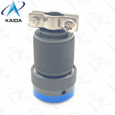 Olive Drab Cadmium MIL-DTL-26482 Connector I MS3116F12-10S Straight Plug With Cable Clamp