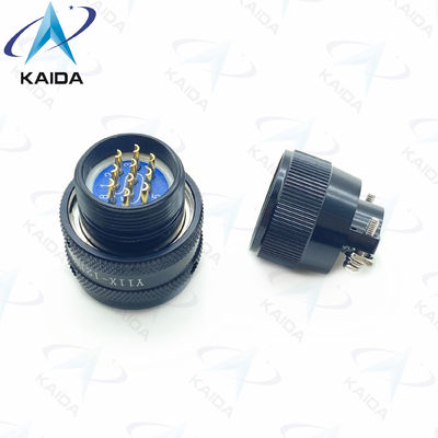 10 Contacts Plug Round Pin Electrical Connector -55C To 125C Circular Connector Plug