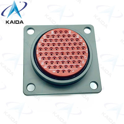 66 Male Pins Mil Dtl 38999 Ii Olive Green Cadmium Plating MIL-DTL-38999 Connector