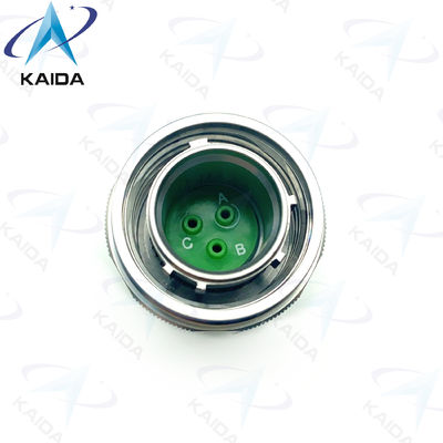 Stainless Steel Passivated Shell MIL-DTL-38999 Series Ⅲ Connector 3 Male Pin Contacts Included D38999/26KC03PN