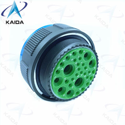 Connector Type Plug for MIL-DTL-38999 Series Ⅲ Copper Alloy.D38999/26WJ31PN. 2 Coax Contact and 29 Power Contact