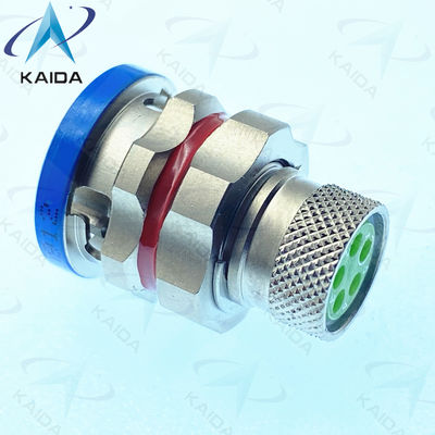 Electroless Nickel Plating Custom Connectors 5 Female Pins Miniature Circular Connector