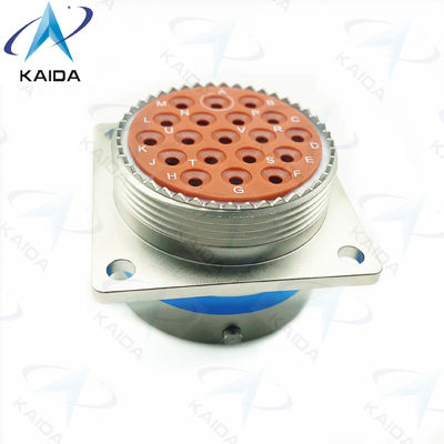 19 Female Pins MIL-DTL-26482 Connector Electroless Nickel Finsh Mil Dtl 26482 Series Ii
