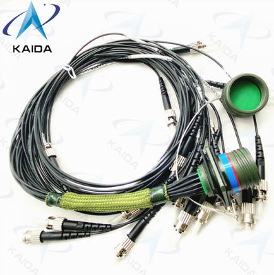 Metal Connector Optical Fiber Connectors 0.5m Cable Fiber Optic Connector