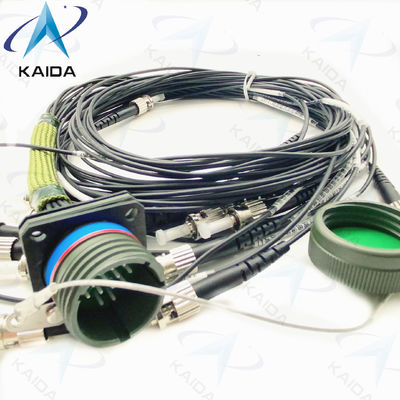 Metal Connector Optical Fiber Connectors 0.5m Cable Fiber Optic Connector