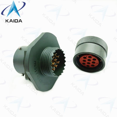 Jam Nut Receptacle MIL-DTL-26482 Series I 10 Female Pins Mil Dtl 26482 Connector