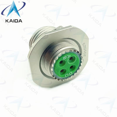 MIL-DTL-38999 Series Ⅲ Jam Nut Receptacle Connector With Crimp Contact Electroless Nickel TVS07RF15-04P.8D Series