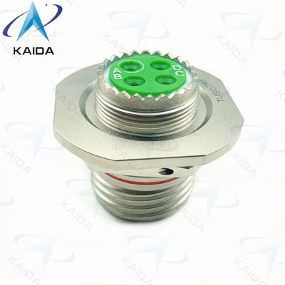 MIL-DTL-38999 Series Ⅲ Jam Nut Receptacle Connector With Crimp Contact Electroless Nickel TVS07RF15-04P.8D Series