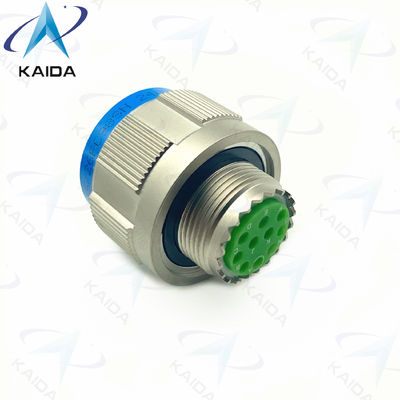 500V MIL-DTL-38999 Series Ⅲ Plug Connector For  D38999/26FC98SN Electroless Nickel 10 Female Pins.8D Series.