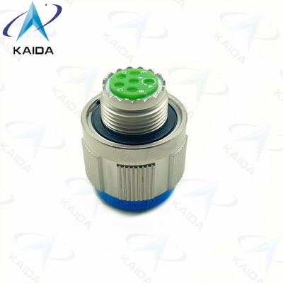 500V MIL-DTL-38999 Series Ⅲ Plug Connector For Military D38999/26FC98SN Electroless Nickel 10 Female Pins.8D Series.