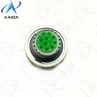 500V MIL-DTL-38999 Series Ⅲ Plug Connector For Military D38999/26FC98SN Electroless Nickel 10 Female Pins.8D Series.