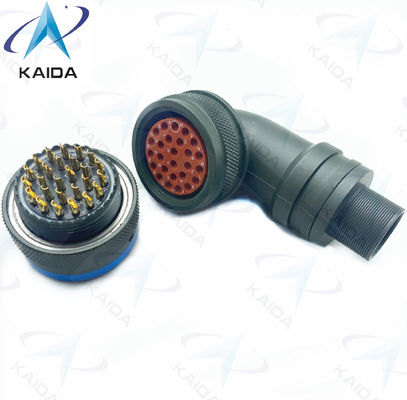 90 Degree Plug Gender Solder Contact Termination MIL-DTL-26482 Series Ⅰ PT08E16-26P Electrically Conductive Cadmium