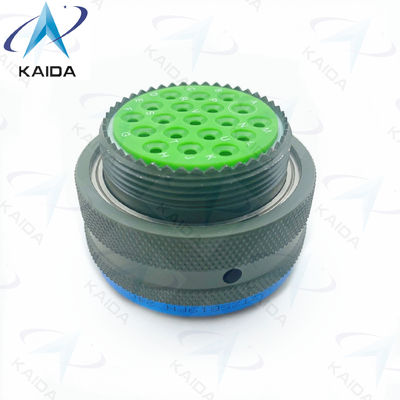 MIL-DTL-38999 Series I Olive Green Cadmium Shell Finish with 500V Voltage Rating Bayonet Coupling MS27467T25B19PN