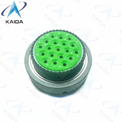 MIL-DTL-38999 Series I Olive Green Cadmium Shell Finish with 500V Voltage Rating Bayonet Coupling MS27467T25B19PN