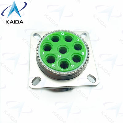 Receptacle MIL-DTL-38999 Series Ⅲ with 8# Power Contacts Or Twinax Contact Electorless Nickel Plating D38999/20FJ08PN