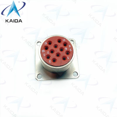 Harsh Environments XC24F12K1D1 Electroless Nickel Connector Shell with 12 Contacts