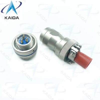 YGD Series YGD26N1003K32 Plug Connector Electroless Nickel 3 Female Pins