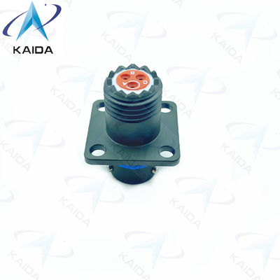MIL-DTL-26482 Connectors with Olive Green Cadmium Finish / Crimp Contact Type MS3470B08-33SN Narrow Flange Receptacle
