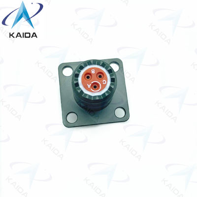 MIL-DTL-26482 Connectors with Olive Green Cadmium Finish / Crimp Contact Type MS3470B08-33SN Narrow Flange Receptacle