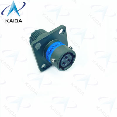 MIL-DTL-26482 Connectors with Olive Green Cadmium Finish / Crimp Contact Type MS3470B08-33SN Narrow Flange Receptacle