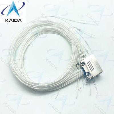 J14F-27TJ  Gold Plated Plug Connector with 60cm Wire 3A Solder Termination and Female Contacts
