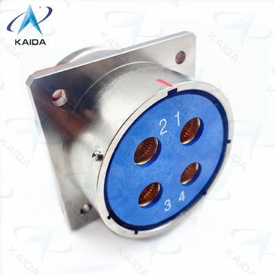 Y50DX Aluminum Circular Electrical Connector Receptacle 3 Contacts Operating Temp -55℃ To 125℃.Y50DX-D404ZK10