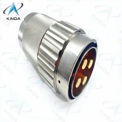 Y50DX Series Circular Electrical Connector Aluminum Electroless Nickel Plug 4 Contacts.Y50DX-D404TJ2