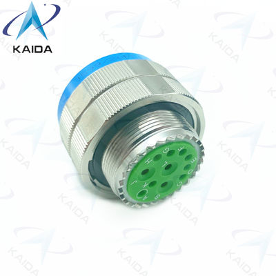 Gold Plated 11 Contacts MIL-DTL-38999 Series 3 Plug Connector.D38999/26KE11PN.Stainless Steel Passivated 8D Series