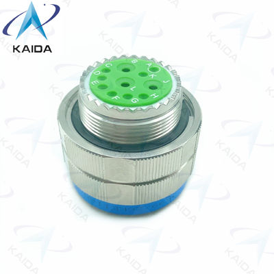 Gold Plated 11 Contacts MIL-DTL-38999 Series 3 Plug Connector.D38999/26KE11PN.Stainless Steel Passivated 8D Series