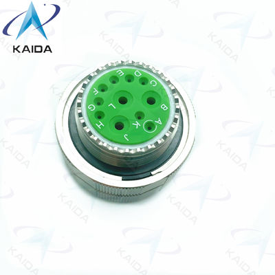 Gold Plated 11 Contacts MIL-DTL-38999 Series 3 Plug Connector.D38999/26KE11PN.Stainless Steel Passivated 8D Series