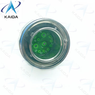 Gold Plated 11 Contacts MIL-DTL-38999 Series 3 Plug Connector.D38999/26KE11PN.Stainless Steel Passivated 8D Series
