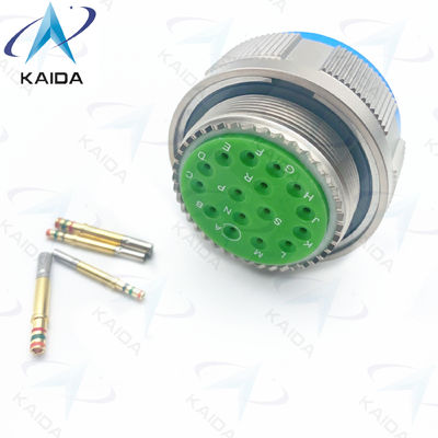 Threaded Coupling MIL-DTL-38999 Series Ⅲ With Crimp Contact  16# Female Contacts.Electroless Nickel.D38999/26FH97SA.