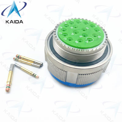 Threaded Coupling MIL-DTL-38999 Series Ⅲ With Crimp Contact  16# Female Contacts.Electroless Nickel.D38999/26FH97SA.