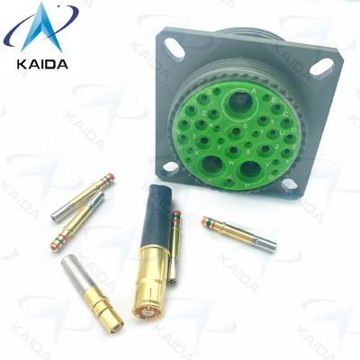 Gold Crimp Contact MIL-DTL-38999 Series Ⅲ Olive Green Cadmium Shell 7A Voltage 500V.D38999/20WJ20SN.8D Series.