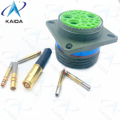 Gold Crimp Contact MIL-DTL-38999 Series Ⅲ Olive Green Cadmium Shell 7A Voltage 500V.D38999/20WJ20SN.8D Series.