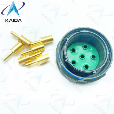 Threaded Gold Plated Copper Alloy MIL-DTL-38999 Series 3 Plug Connector Crimp 8# Power Contact.D38999/26WH06PN.8D Series