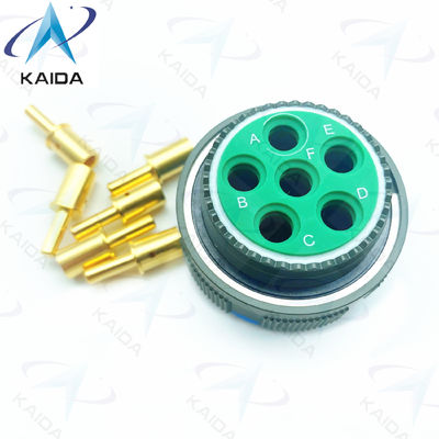Threaded Gold Plated Copper Alloy MIL-DTL-38999 Series 3 Plug Connector Crimp 8# Power Contact.D38999/26WH06PN.8D Series
