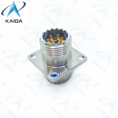 Gold Contact Finish 6 Contact Solder Type MIL-DTL-26482 Series Connector MS3470S10-6PH Stainless Steel Passivated