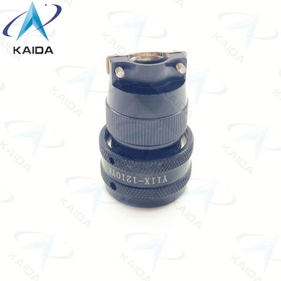 Y11X Series Black Anodized Aluminum Solder Circular Electrical Connector Plug Y11X-1210TK2