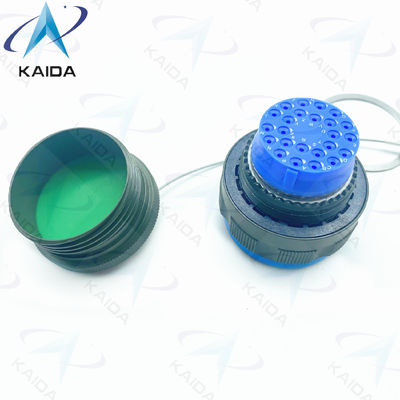 1000 Mating Cycles Single Mode Fiber Optic Connectors Polished Panel Mount Compression Connectors.J599A8/26WH24N.8D