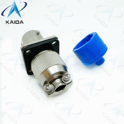 Circular Electrical Connector Receptacle 4 Contacts Electroless Nickel Finish -55.C To 125.C Operating。Y11P-0804ZK10-2